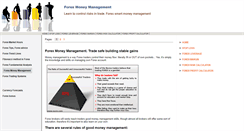 Desktop Screenshot of forex-money-management.com