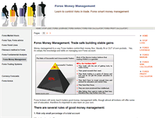 Tablet Screenshot of forex-money-management.com